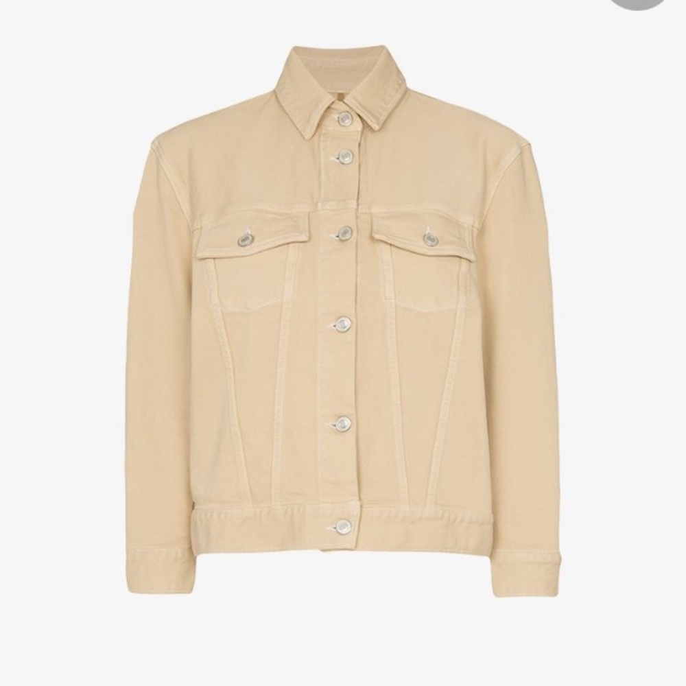 JEANERICA Classic Denim Jacket - Beige